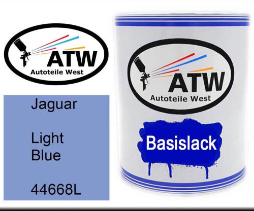 Jaguar, Light Blue, 44668L: 1L Lackdose, von ATW Autoteile West.